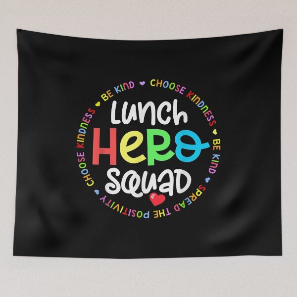 Item preview, School Lunch Hero Squad Funny Lady Cafeteria Squad Workers designed and sold by Tannermayer.