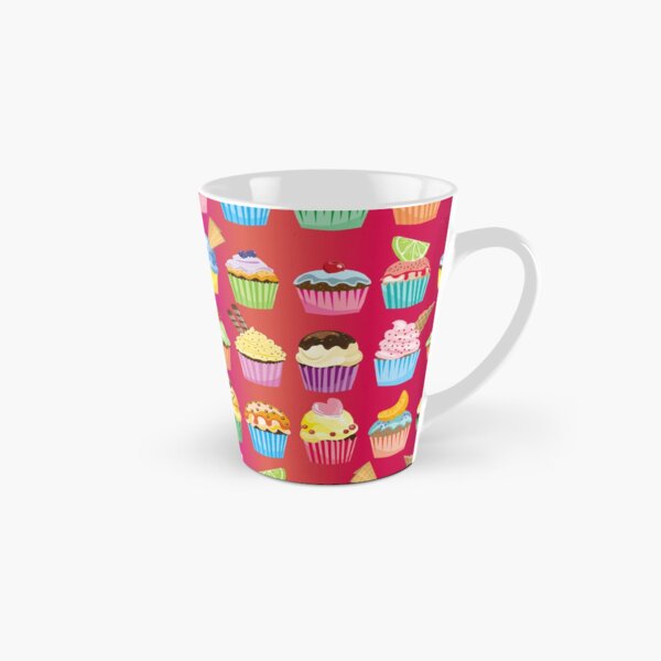 Cupcakes Galore Delicious Yummy Sugary Sweet Baked Treats Tall Mug