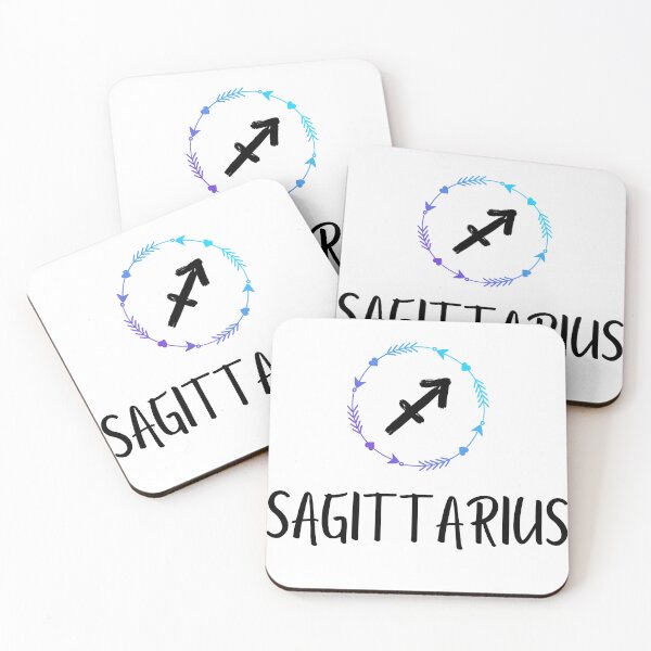 Item preview, Sagittarius Zodiac Sign Arrow Border designed and sold by Hellofriendco.