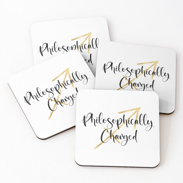 Item preview, For the Philosophically Charged Sagittarius - Black and Gold Zodiac Aesthetic designed and sold by GWTF-Designs.