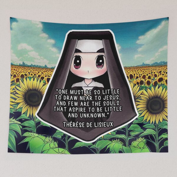 Item preview, Little and Unknown (Therese of Lisieux) designed and sold by NuminousYes.
