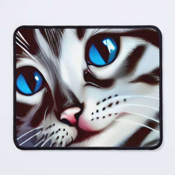 Item preview, Black and white cat with blue eyes designed and sold by Floralife.