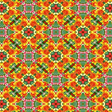 Artwork thumbnail, Mums Flower Pattern by Patternflower