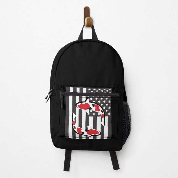 Item preview, ํYin-Yang Japanese Koi Carp Fish on USA Flag Art Costume designed and sold by 27th-Tee.