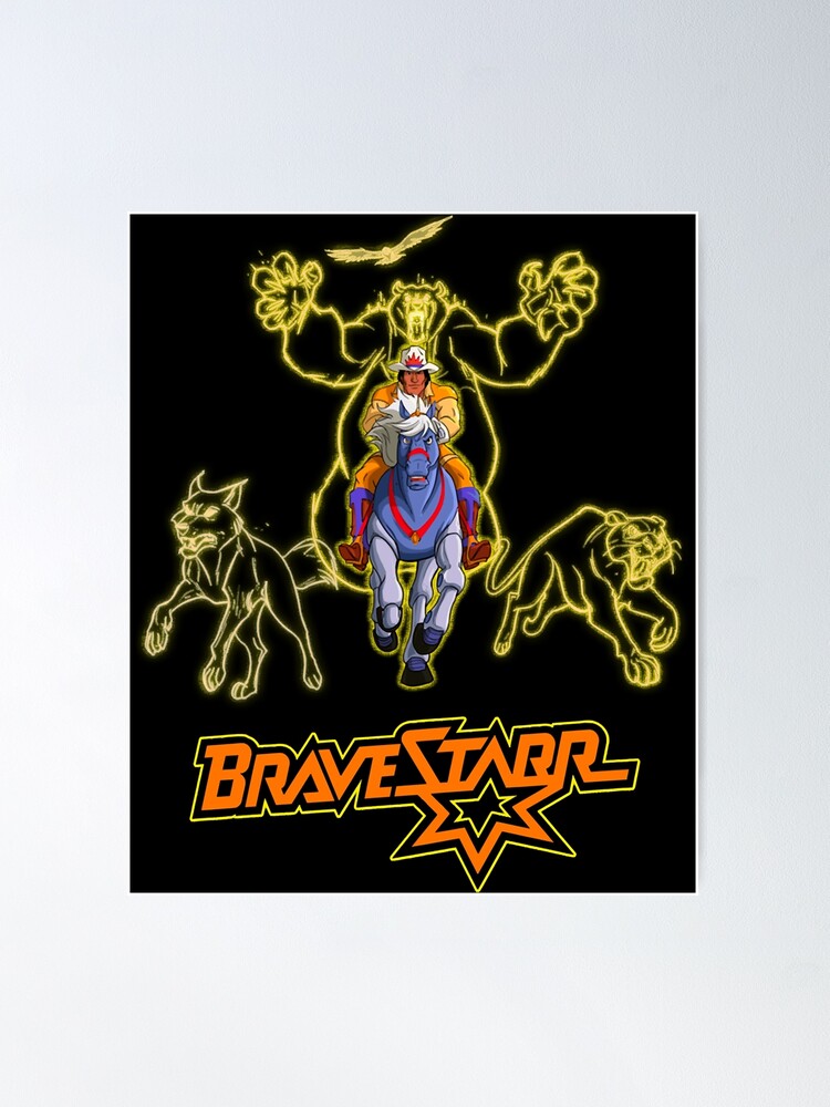 Poster - Brave Star - Filmation Inc - Anos 80 - F(628)