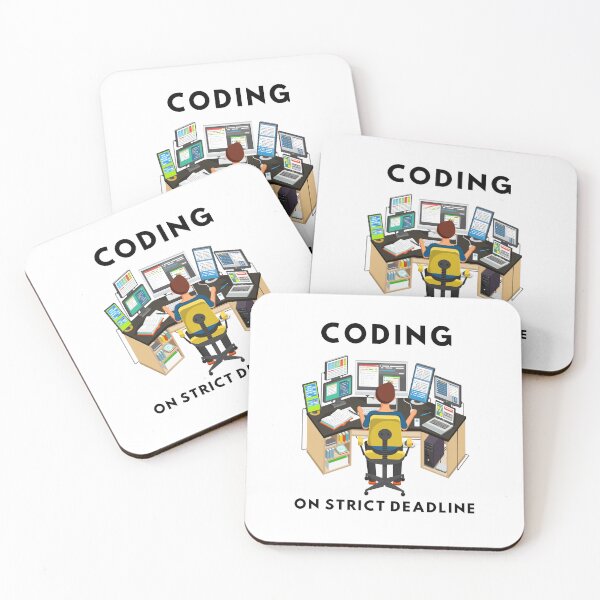 Item preview, Coding On Strict Deadline designed and sold by Quirky Dez.