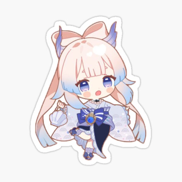 Item preview, genshin x sweets paradise sticker kokomi inazuma ver. designed and sold by Andreccur.