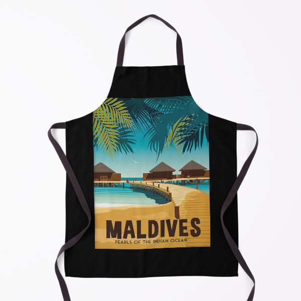 Item preview, Vintage Retro Style Maldives Travel designed and sold by battkozeller2.