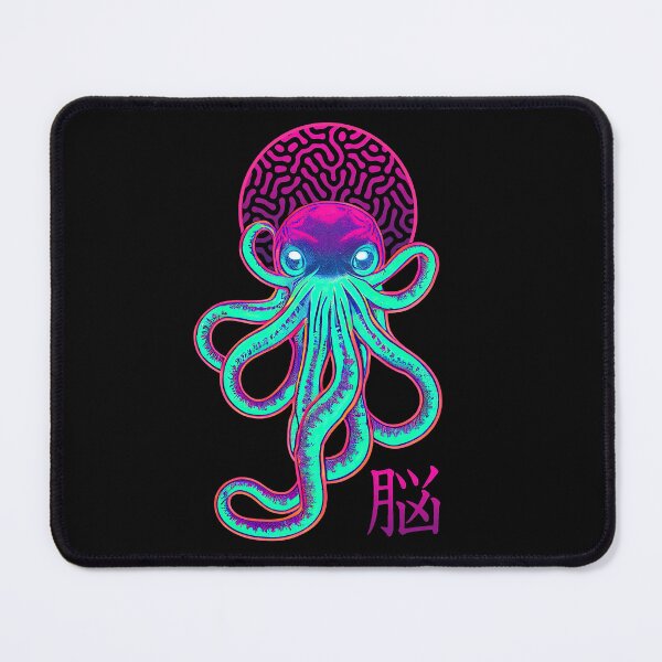 Item preview, Big Squid Brain Synthwave designed and sold by ChasmicArt.