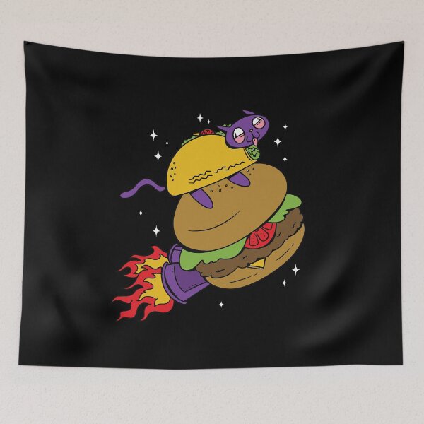 Item preview, Taco Cat Burger designed and sold by bennetthuskers.
