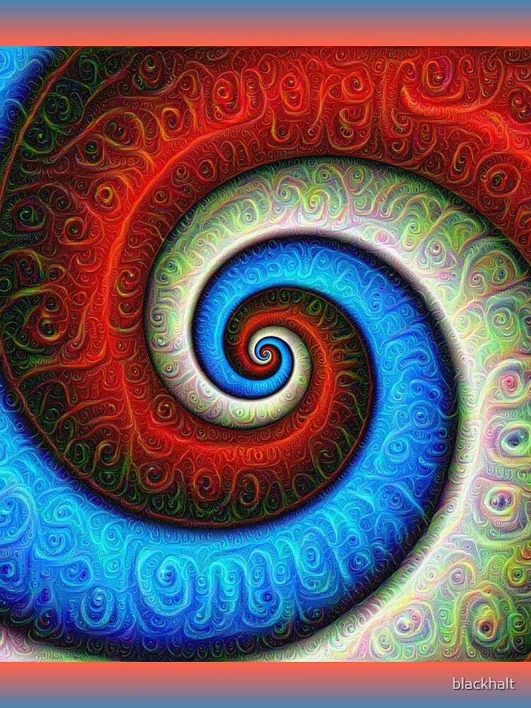 #DeepDream Color Fibonacci Visual Areas by blackhalt