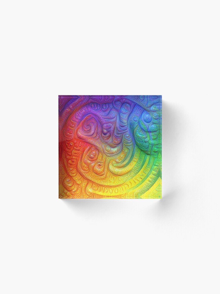 Alternate view of Color Foam #DeepDream Acrylic Block