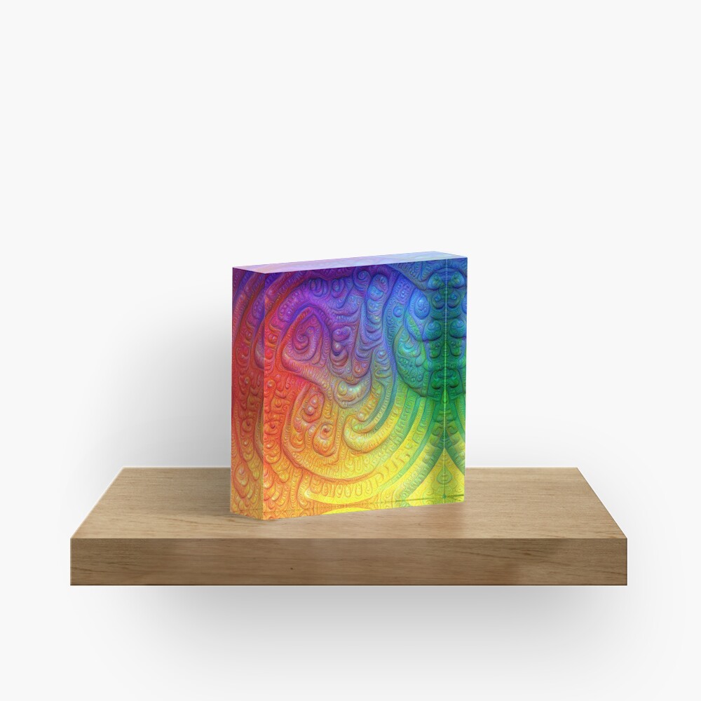 Color Foam #DeepDream Acrylic Block