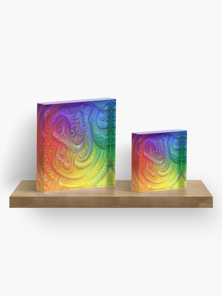 Alternate view of Color Foam #DeepDream Acrylic Block