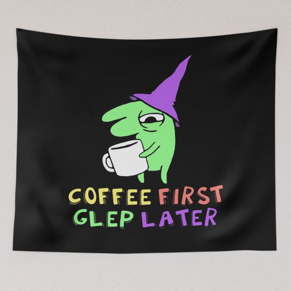 Item preview, glep coffee smiling friends coffee first designed and sold by KERRODEE.
