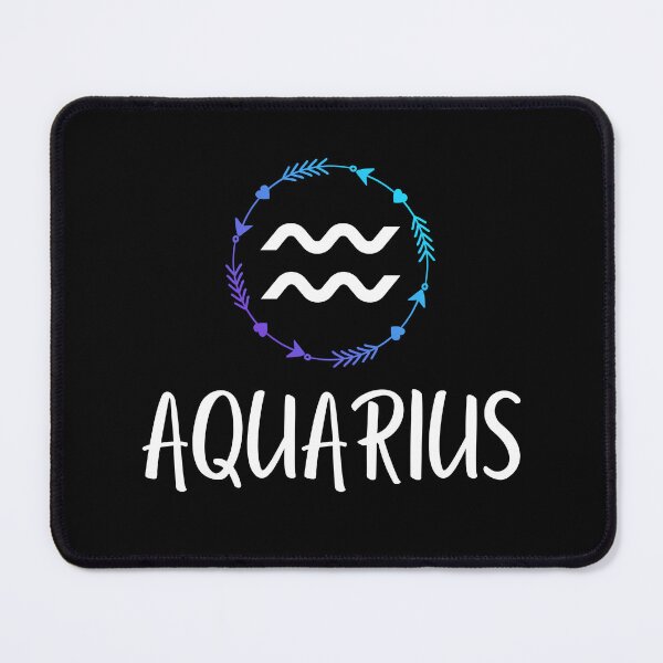 Item preview, Aquarius Zodiac Sign Arrow Border designed and sold by Hellofriendco.