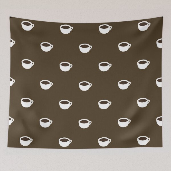 Item preview, Small coffee pattern 2 designed and sold by LemonCreamyyyy.