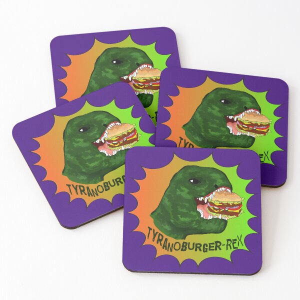 Item preview, The Dino Is Eating A Burger. designed and sold by Eklectikos.