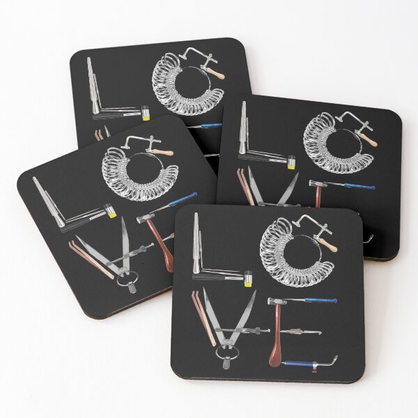 Item preview, LOVE jewelry maker's tools metalsmith gift jeweler merch designed and sold by MetalicBabe.
