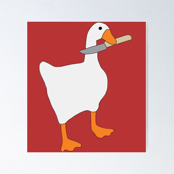 Untitled Valentine Goose - Untitled Goose Game - Posters and Art