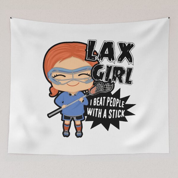 Item preview, Lacrosse Girl I Beat People With A Stick designed and sold by UnknownArtistt.
