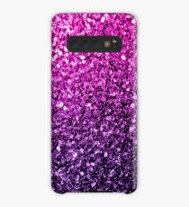 Funda/vinilo para Samsung Galaxy Hermosos destellos de brillo Ombre rosa púrpura