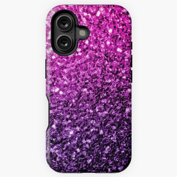Vista previa del artículo con la obra «Destellos de purpurina sintética de color morado y rosa degradado (Foto de purpurina, no reflectante)», diseñado y vendido por PLdesign.