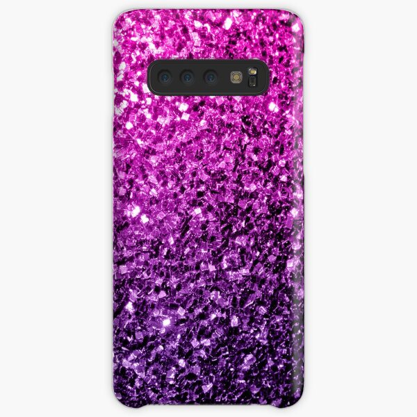 Beautiful Purple Pink Ombre glitter sparkles Samsung Galaxy Snap Case