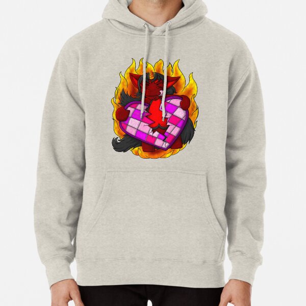 Ashe: The Anti-Valentine's Derpicorn Pullover Hoodie