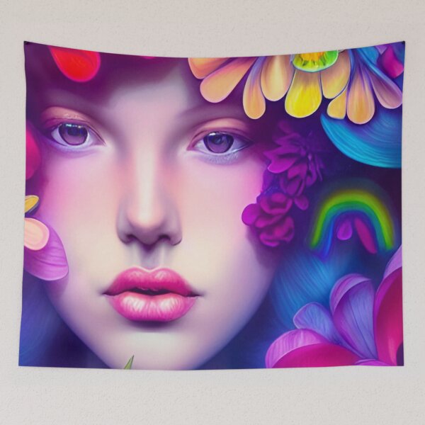 Item preview, Flowery portrait  designed and sold by Floralife.
