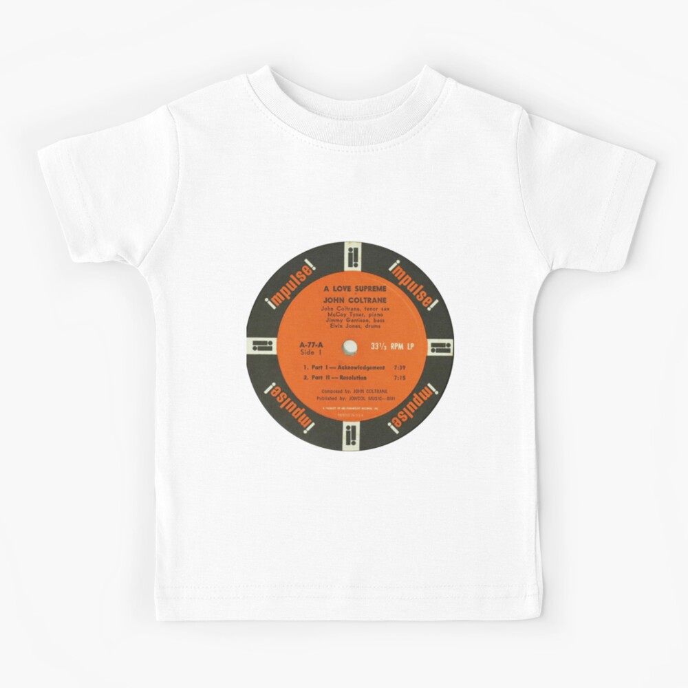 John Coltrane T-Shirt. A Love Supreme Jazz Tee. XXL / Red / Kids