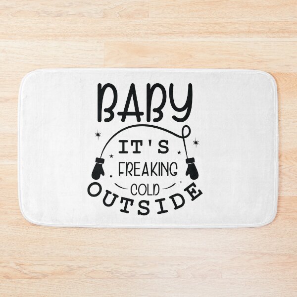 Item preview, Baby it's Freaking Cold Outside T-shirt | Cold Christmas Shirt | Snowflake Shirt | Christmas T-shirt designed and sold by mahsanart.