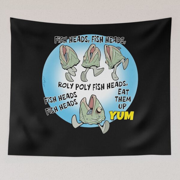 Item preview, Fish heads, Roly poly fish heads, Eat them up Yum designed and sold by KERRODEE.