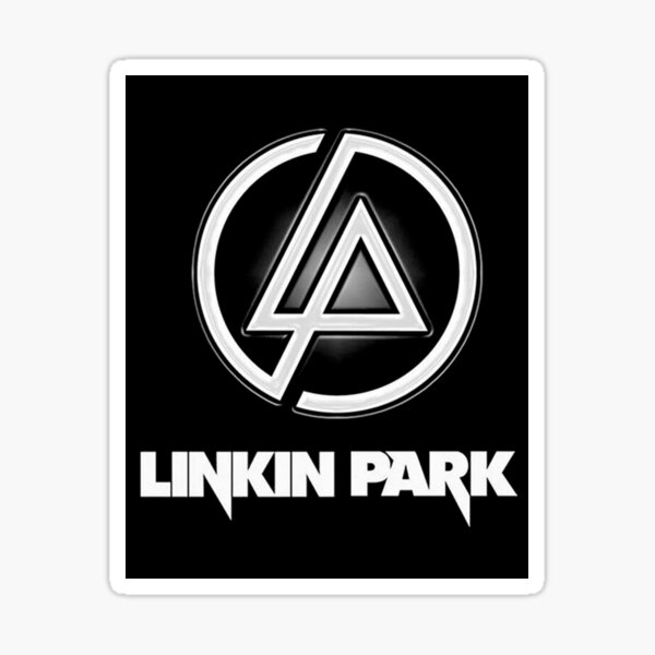 Schwarzer Linkin Park groß Sticker