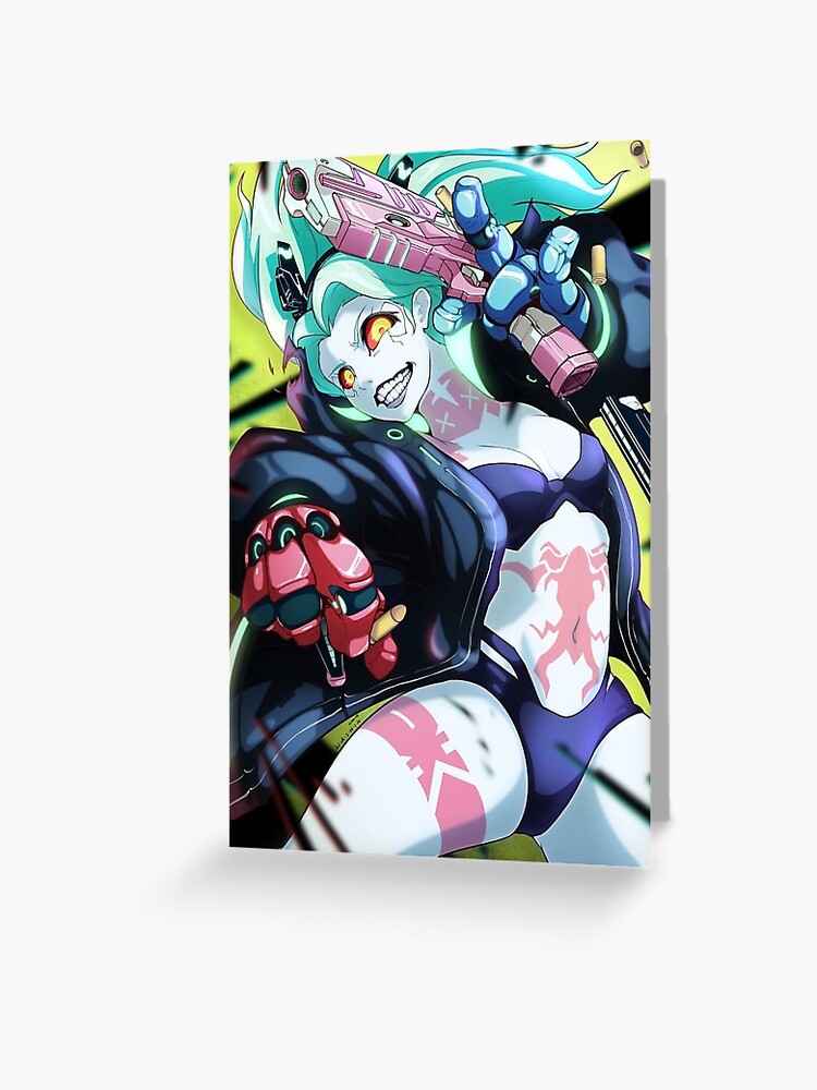 Cyberpunk Edgerunners - Lucy and Rebecca Greeting Card for Sale