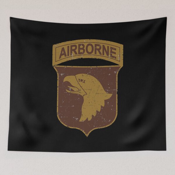 Item preview, US Army - 101st Airborne Division - Screaming Eagles - Desert Border - Grunge Style  designed and sold by pzd501.