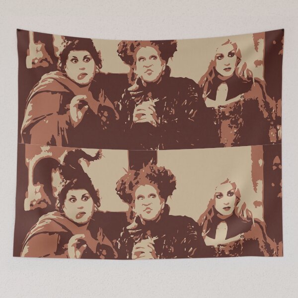 Item preview, The Sanderson Sisters Hocus Pocus Retro 90s Digital Art Fall Colours  designed and sold by acatherine.