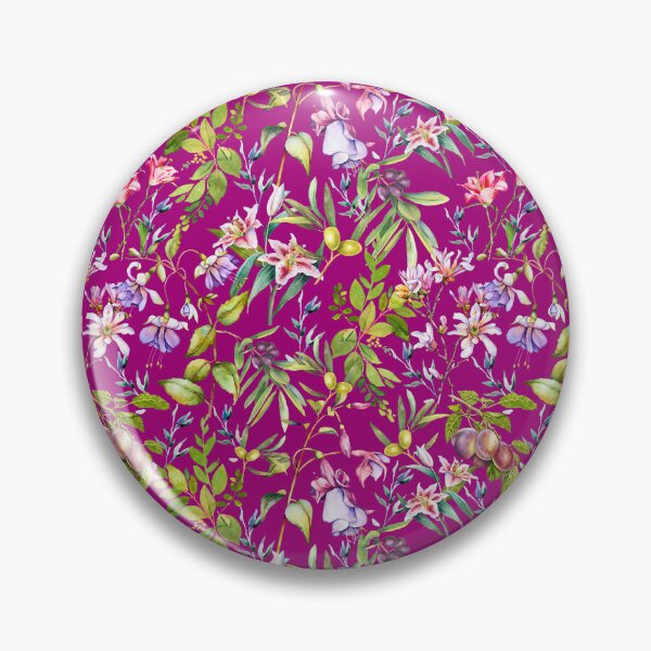Item preview, Sweet florals and blooms, roses and flowers, botanical pattern,botanical pattern, flowers illustration, floral seamless, pink fuchsia floral designed and sold by ZeinabTaha.