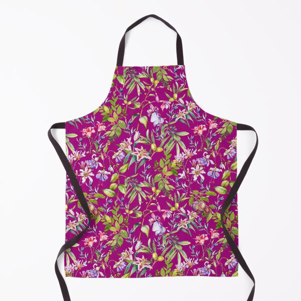 Item preview, Sweet florals and blooms, roses and flowers, botanical pattern,botanical pattern, flowers illustration, floral seamless, pink fuchsia floral designed and sold by ZeinabTaha.