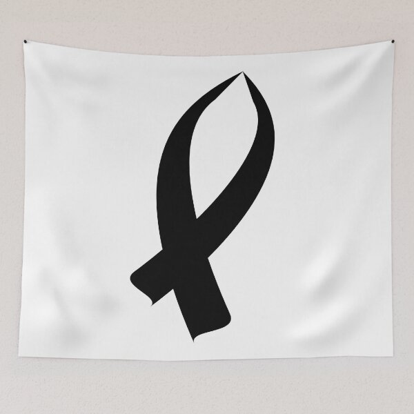 Item preview, Awareness Ribbon Black designed and sold by blakcirclegirl.