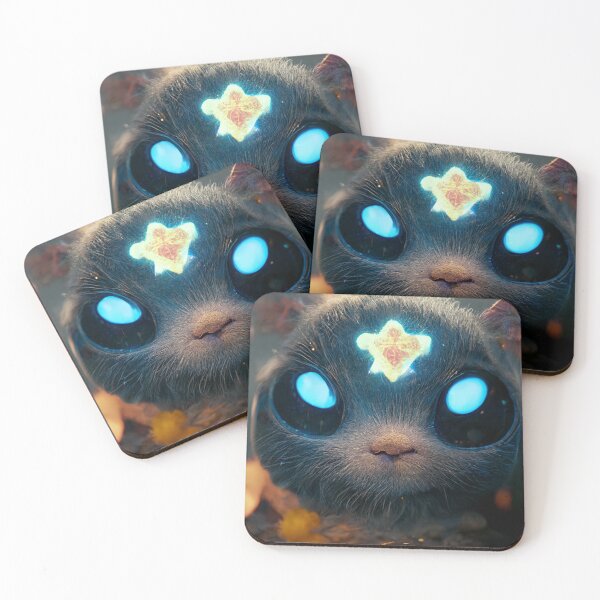 Item preview, Cool Blue Eyes Cat Looks Like An Alien. Fantasy Art For Cat Lovers designed and sold by Pet Shelter.