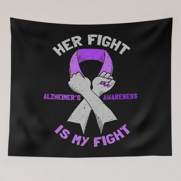 Item preview, Alzheimer Awareness Her fight is my fight designed and sold by heckforddewey.