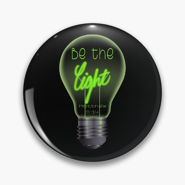 Item preview, “Be the Light” Matthew 5:14 (Green) designed and sold by PawsitiveMum.