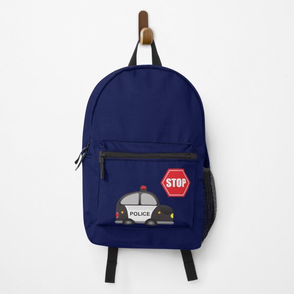 Item preview, Cute Little Boys Police Car with Stop Sign designed and sold by sweetbelle.