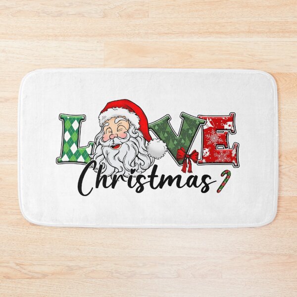 Item preview, love christmas santa face designed and sold by hieuhieustore.