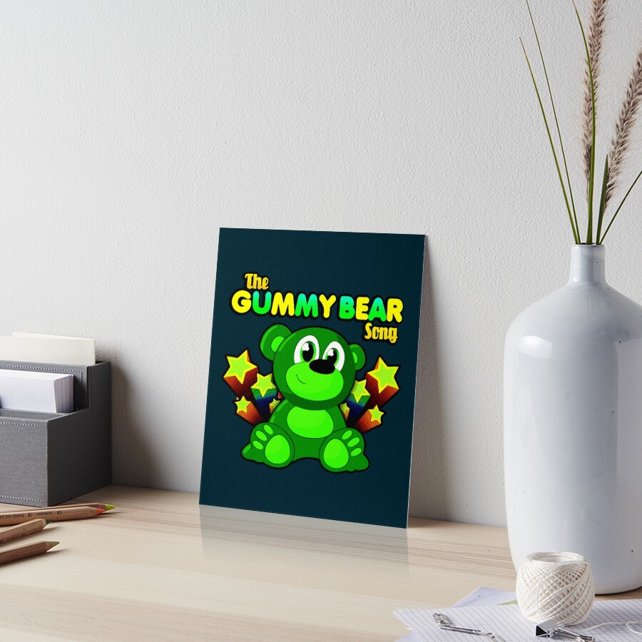 the gummy bear song Art Board Print for Sale by ALAE123SHOP