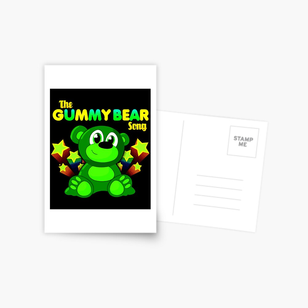 Gummy Bear Song  Postcard for Sale by SaltwaterPrepsz