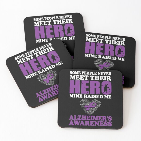 Item preview, Alzheimer Awareness Hero Mine Raised Me Alzheimer's Awareness designed and sold by heckforddewey.