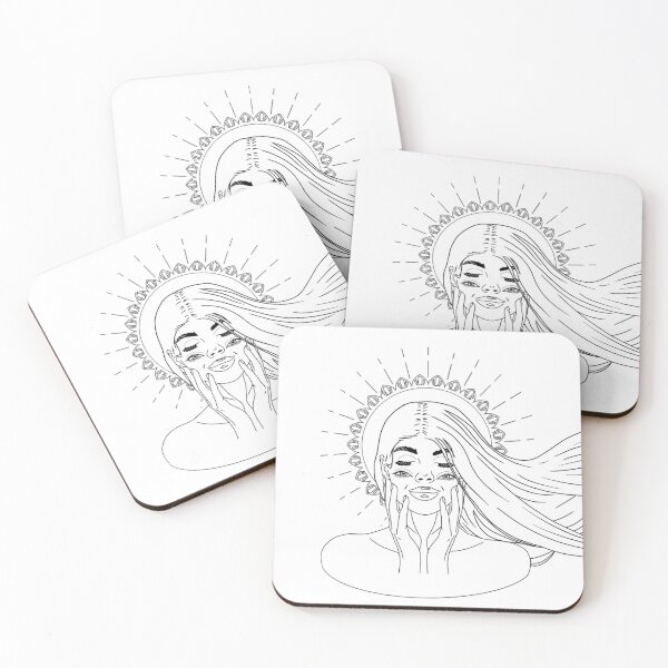 Item preview, Four eyed goddess designed and sold by mysticallyprint.