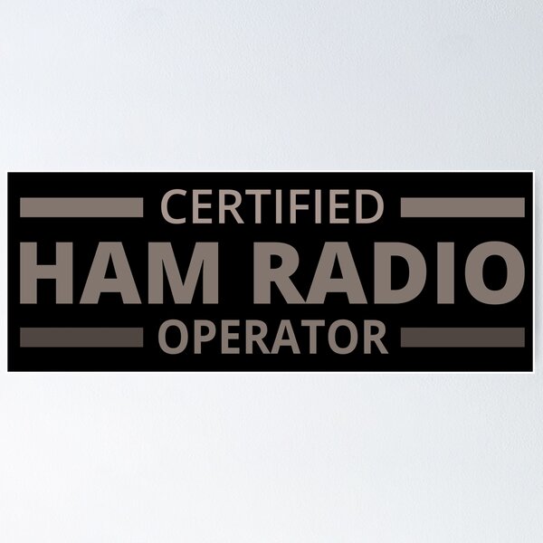 Item preview, Certified Ham Radio Operator 1 - Ham Radio designed and sold by Tatzki-Design.